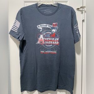 Grunt Style American Bastard Men’s Short Sleeve T-Short Size Medium